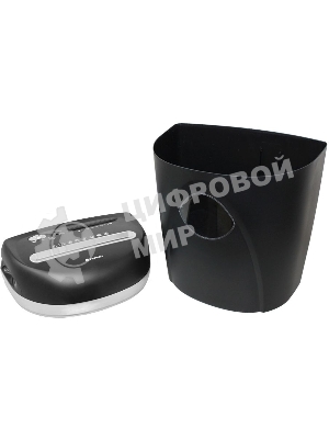 Шредер ГЕЛЕОС Уничтожитель документов УП23-4 DIN P-4 (4 ур-нь секр.), фрагмент 3,9х35мм, 14-16 лист (70г/м2), CD/пл.карты/скрепки/скобы, 23 л.