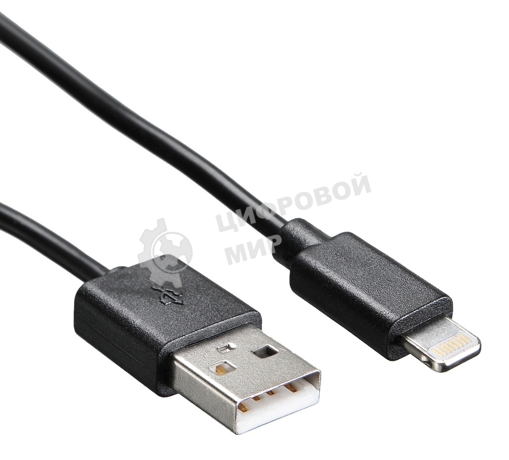 Кабель Buro USB-IP-1.2B2A 1.2м черный