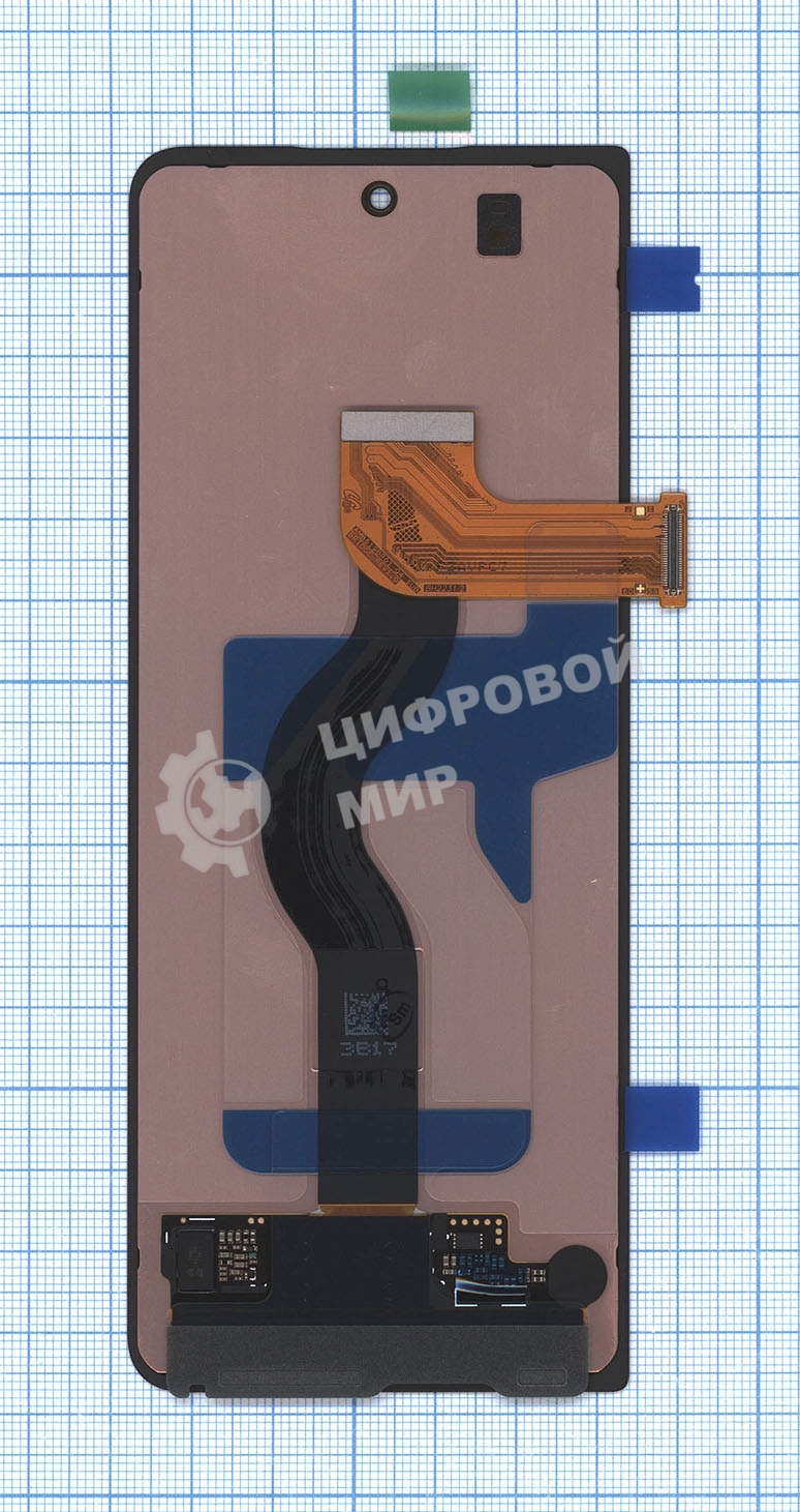 Дисплей для Samsung SM-F936B Galaxy Z Fold4 в сборе с тачскрином (внешний) черный