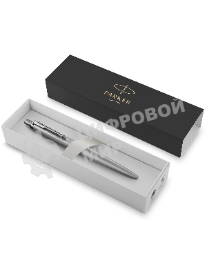 Ручка шариковая Parker Jotter Monochrome XL SE20 (CW2122756) Stainless Steel, M, синие чернила, подарочная коробка