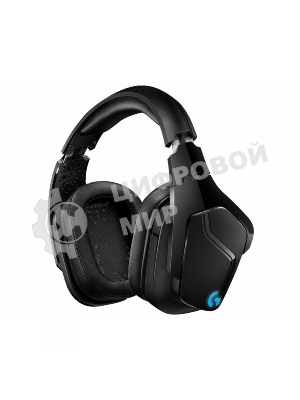 Гарнитура Logitech G935 чёрный, беспроводная + проводная, 2.4 ГГц/3.5 мм, до 12 ч, DTS 7.1 Surround, LIGHTSYNC RGB