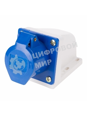 Розетка Rexant 113 стационарная 2Р+РЕ 16А 220В IP44