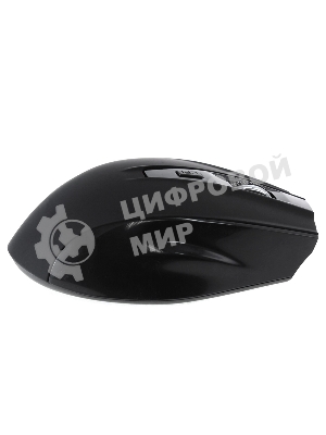 Мышь беспроводная Crown CMM-935W черный, 1600 dpi, радиоканал, USB, кнопки - 6