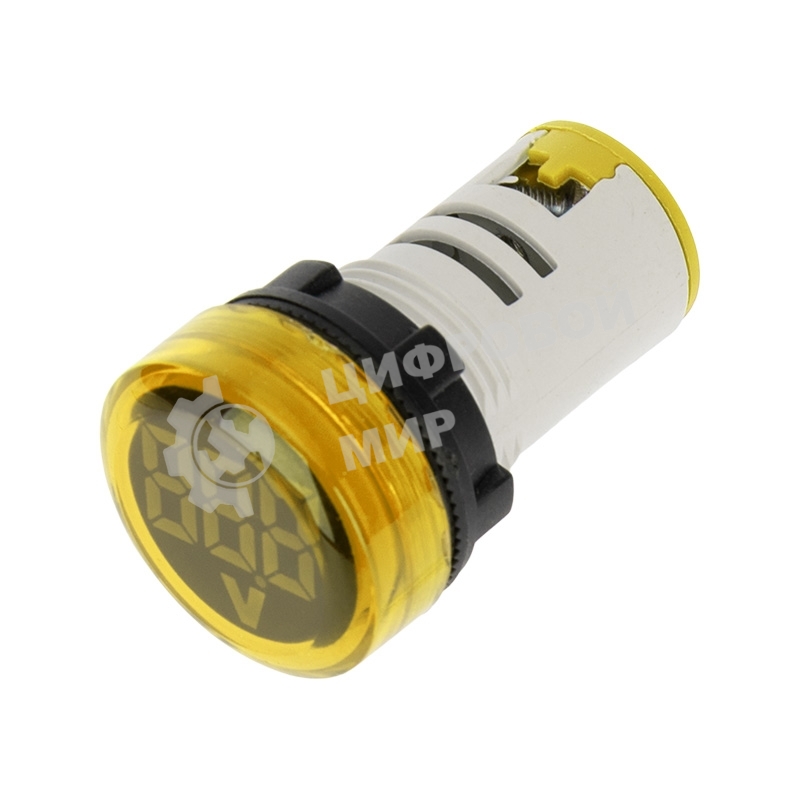 Индикатор значения напряжения Rexant желтый VD22 70-500 В