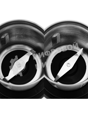 Кофемолка Kitfort КТ-757, 200Вт, система помола: ножи, вместимость: 75гр, нержавеющая сталь/черный