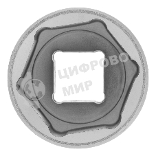 Головка Matrix торцевая 27мм 6-гранная crv под квадрат 1/2'' хромированная