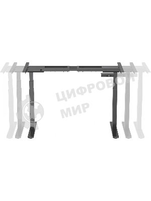 Подстолье Cactus CS-EDLF-BK каркас черный