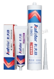 Клей-герметик силиконовый Kafuter K-5905 полупрозрачный 300 мл