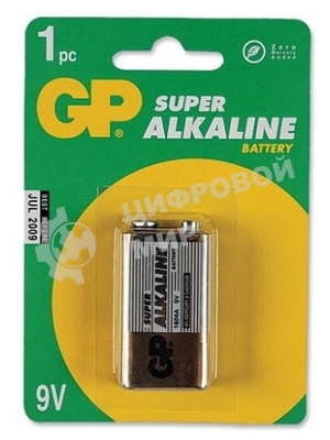 Батарея GP Supercell 1604S 6F22 9V (1шт)