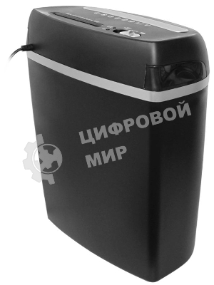 Шредер ГЕЛЕОС Уничтожитель документов УП23-4 DIN P-4 (4 ур-нь секр.), фрагмент 3,9х35мм, 14-16 лист (70г/м2), CD/пл.карты/скрепки/скобы, 23 л.