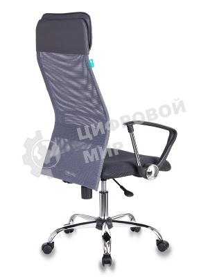 Кресло Бюрократ KB-6N/SL/DG/TW-12 TW-04 TW-12 серый, сетка