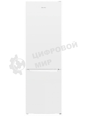 Холодильник Maunfeld MFF176SFW белый двухкамерный 187/75л морозилка снизу, ручная разморозка