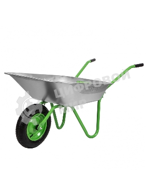 Тачка садовая Сибртех одноколесная облегченная, объем 65 л