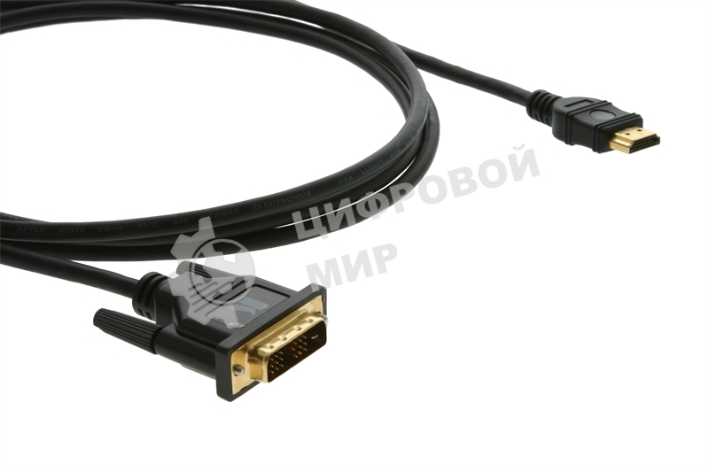 Кабель Kramer C-HM/DM-10 HDMI-DVI (Вилка - Вилка), 3 м