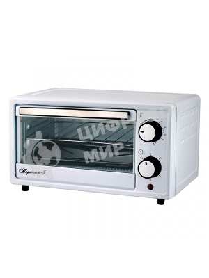 Мини-печь Великие Реки Воронеж-5, 900 Вт, 9 литров, таймер на 60 минут, функции духовки, гриля, тостера, быстрый нагрев, компактный размер
