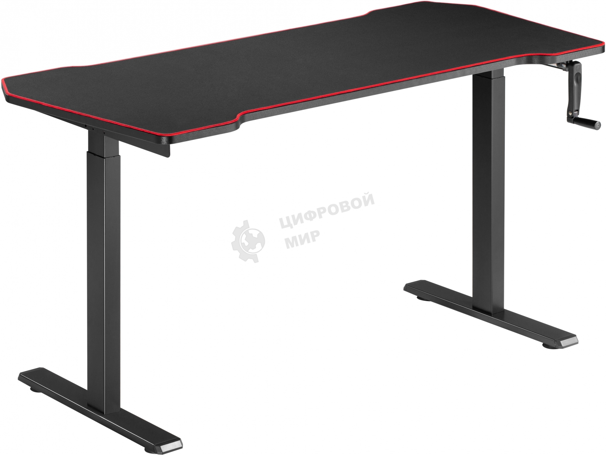 Стол компьютерный Cactus CS-MDL-BK столешница МДФ, черный