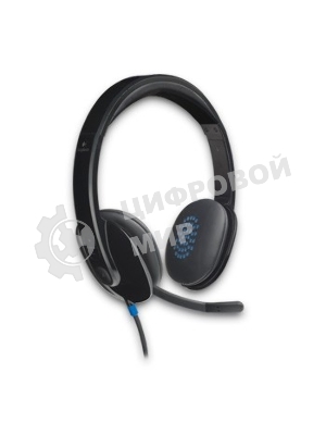 Гарнитура Logitech USB Headset H540 чёрный, проводная, USB