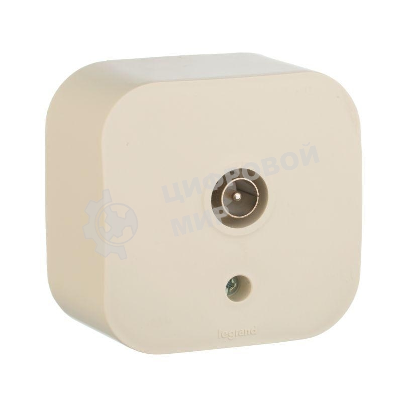 Розетка телевизионная TV Legrand 782245 (Слоновая кость)