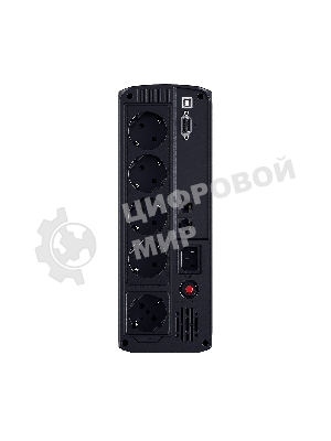 Источник бесперебойного питания UPS CyberPower VP1600ELCD Line-Interactive 1600VA/960W USB/RS-232/RJ11/45 (4 + 1 EURO)