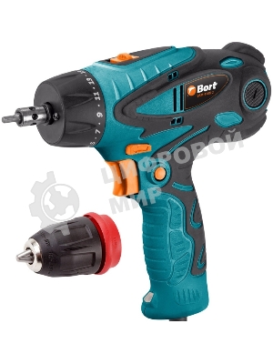 Дрель-шуруповерт Bort BSM-450X2, 450 Вт, 35 Нм, щеточный