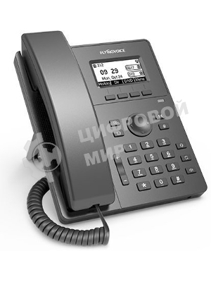 Телефон IP Flyingvoice P10P черный