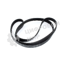 Ремень 1280 J6 для стиральной машины Electrolux, Zanussi, AEG, Whirlpool, Indesit черный 1240мм