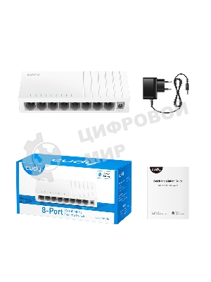 Коммутатор Cudy FS108D (L2) 8x100 Мбит/с неуправляемый