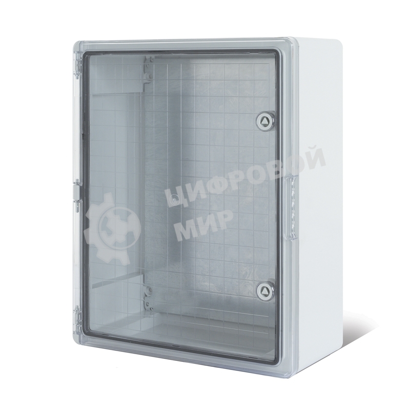 Корпус пластиковый ЩМПп Rexant с прозрачной дверцей и монтажной панелью 350х250х150мм, ABS, УХЛ1, IP65