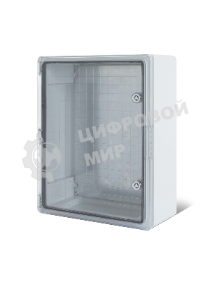Корпус пластиковый ЩМПп Rexant с прозрачной дверцей и монтажной панелью 350х250х150мм, ABS, УХЛ1, IP65