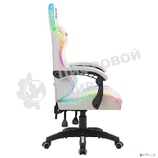 Кресло игровое Defender Energy белый, RGb, класс 4, PU