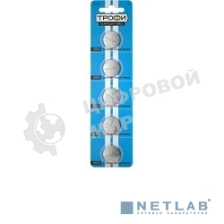 Батарейка Трофи CR2016-5BL (100/1000/78000)