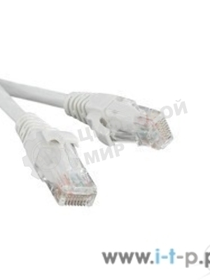 Патч-корд Hyperline U/UTP, Cat.6, LSZH, 1.5 м, белый