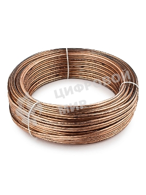 Акустический кабель Cablexpert CC-TC2x1,0-30M, прозрачный, 30 м, бухта