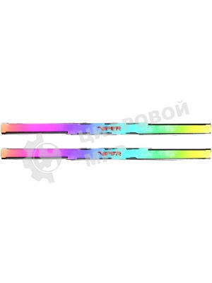 Оперативная память Patriot Viper Venom, DDR5, 32Gb (2x16Gb), 6400MHz, CL32, DIMM, с радиаторами, RGb, черный