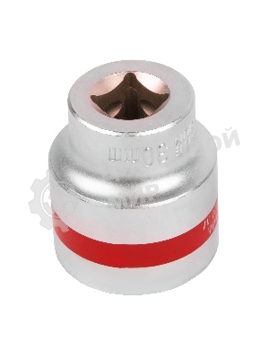 Головка Matrix торцевая 30мм 6-гранная crv под квадрат 1/2'' хромированная