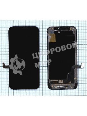 Дисплей (модуль) для Apple iPhone 12 Mini в сборе с тачскрином (OLED), черный