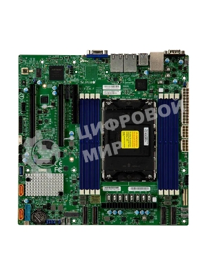 Материнская плата Supermicro X13SEM-F-B, 1xLGA-4677, OEM Intel Xeon SP gen 4, Intel C741, 8x DDR5 4800/4400/4000 MHz. 2x1Gbe Base-T i350+1xMgmt LAN, 10xSATA3, 2xSATA-DOM, 5xUSB 3.2, 2xPCI-Ex16+1xPCI-E x8+4xMCIO x8, 2xM.2, mATX