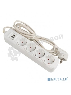 Удлинитель EKF UBA16-2USB-4-03i 