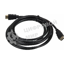 Кабель аудио-видео High Speed ver.1.4 HDMI (m)/HDMI (m) 3м. позолоченные контакты черный
