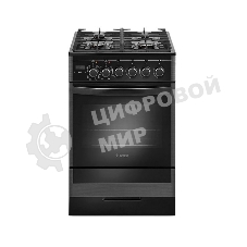 Плита комбинированная Gefest ПГЭ 5502-03 0044 черный, конфорок 4 газовых, духовка 55 л, 50 см x 85 см x 58.5 см