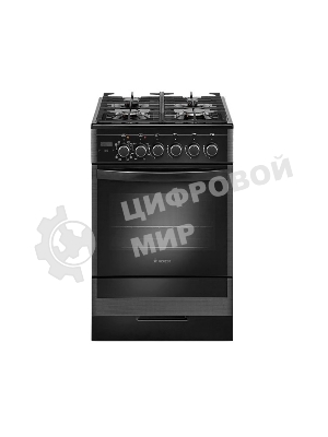 Плита комбинированная Gefest ПГЭ 5502-03 0044 черный, конфорок 4 газовых, духовка 55 л, 50 см x 85 см x 58.5 см