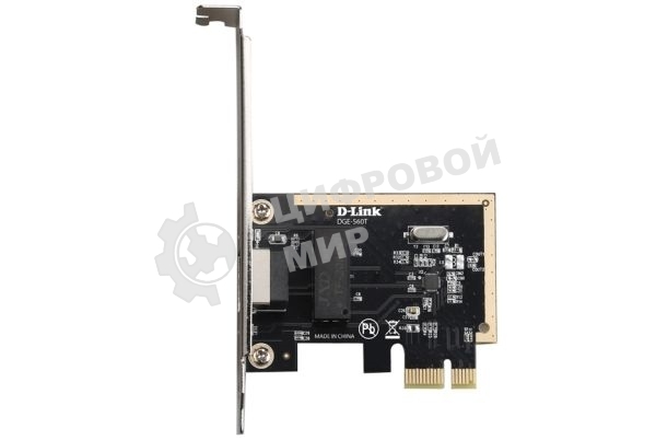 Сетевой адаптер Gigabit Ethernet D-Link DGE-560T/20/D1A PCI Express (упак.:20шт)
