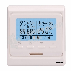 Терморегулятор Rexant с дисплеем и автоматическим программированием R51XT