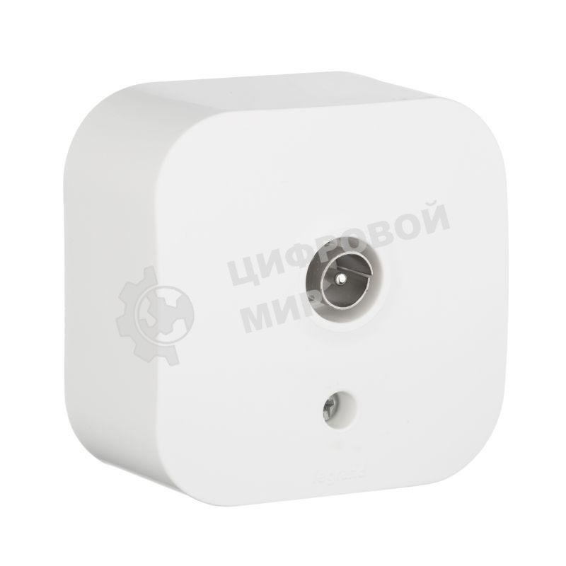 Розетка телевизионная Quteo TV БЕЛ Quteo Розетка TV БЕЛ