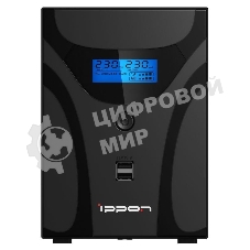Источник бесперебойного питания Ippon Smart Power Pro II 2200 1200Вт 2200ВА черный