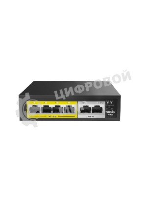 Коммутатор 6PORT NETIS P106C 10/100M 4POE
