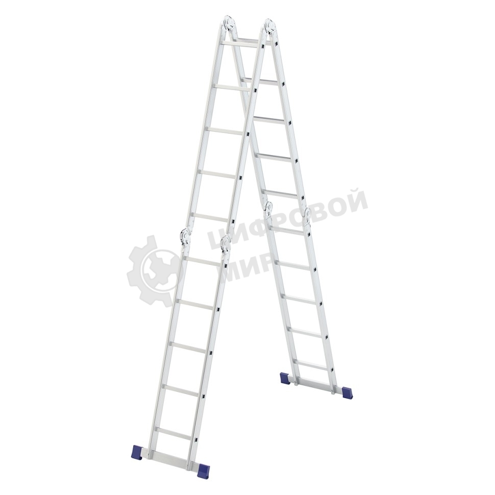 Лестница шарнирная алюминиевая Сибртех 4х5