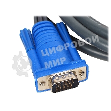 Кабель ATEN KVM Cable 2L-5303U Кабель для KVM: USB(Am)+DB15(m)+2*Audio (PC) -на- SPHD15(m)+2*Audio (KVM), 3м