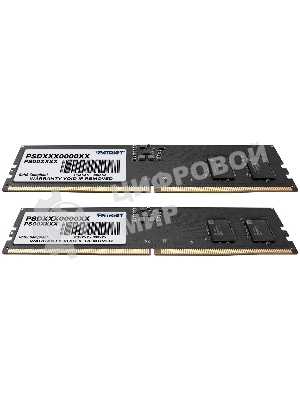 Оперативная память Patriot Signature, DDR5, 32GB (2x16 GB), 4800 MHz, CL40, DIMM