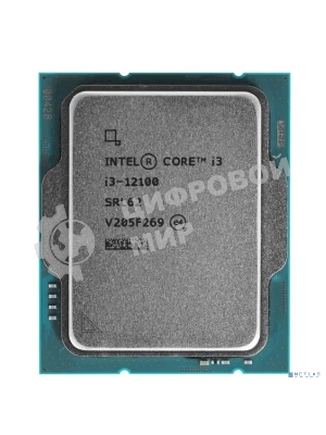 Процессор Intel Core i3-12100 Soc-1700 3.3GHz OEM